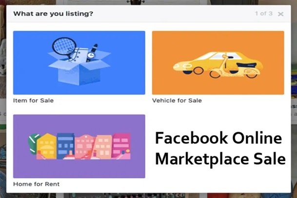 Facebook Online Marketplace Sale